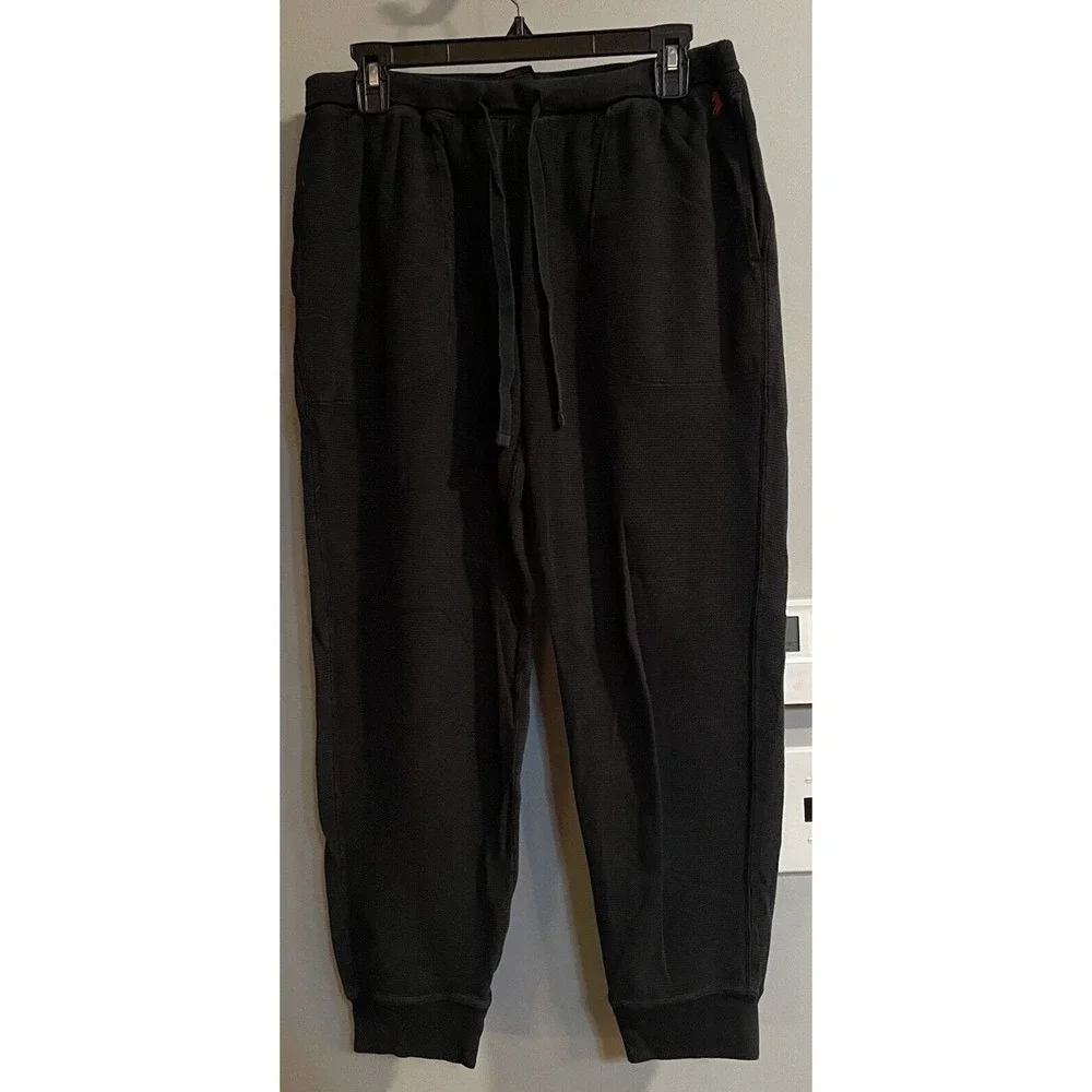 Polo Ralph Lauren Pants Sleep Jogger Waffle Knit Thermal Lounge‎ Lot Of 2 Large